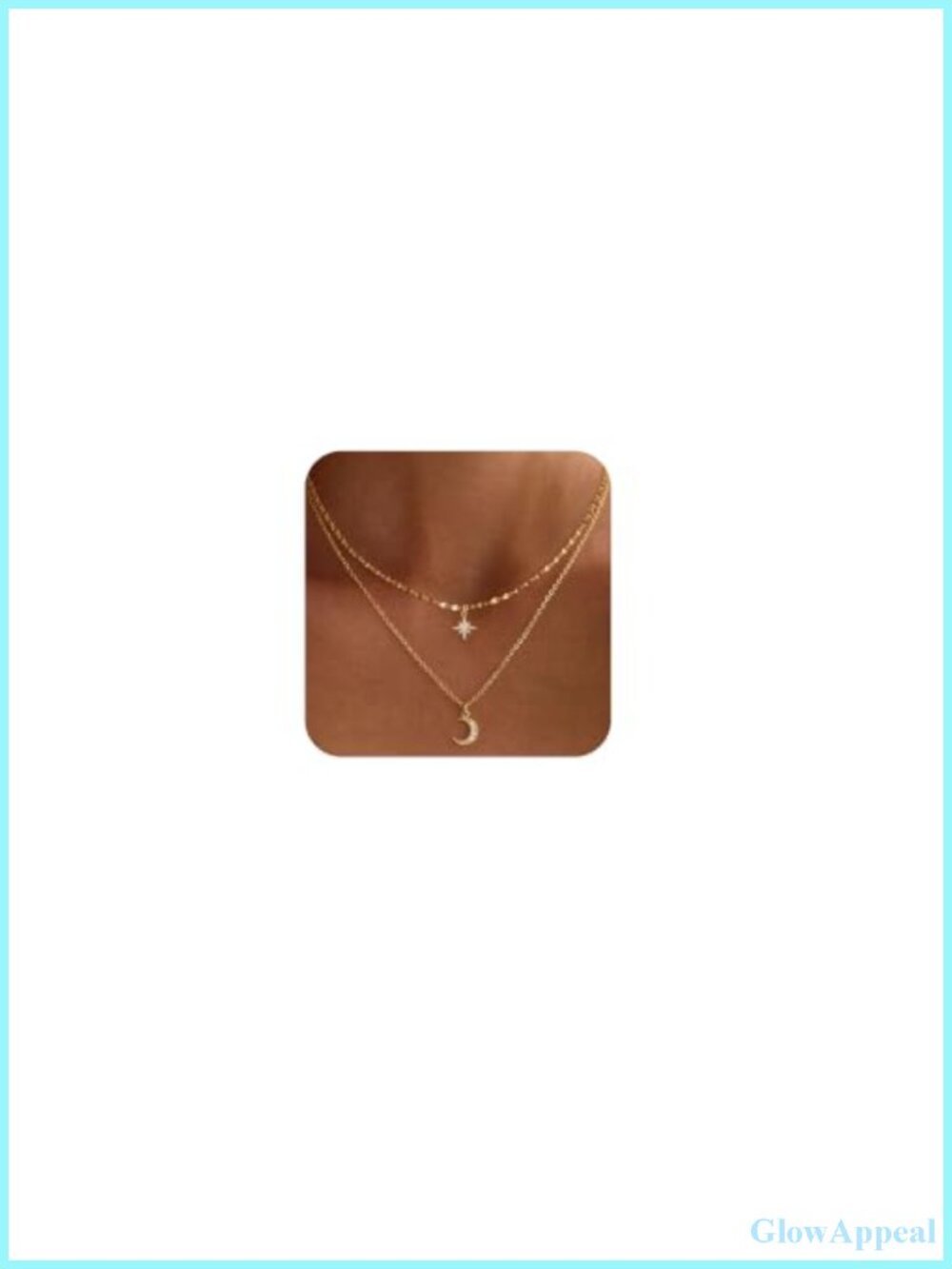 Dainty Gold Necklace Stack Set Cubic Zirconia Layered Necklaces